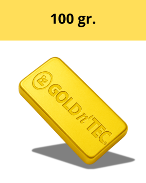 Barra de Ouro de 100 Gramas