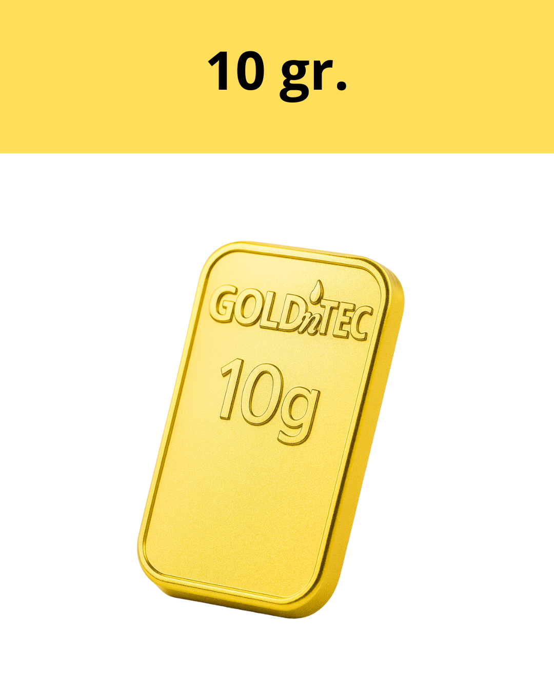 Barra de Ouro de 10 Gramas