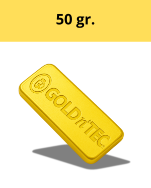 Barra de Ouro de 50 Gramas