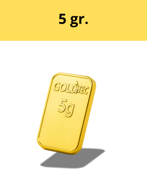 Barra de Ouro de 5 Gramas