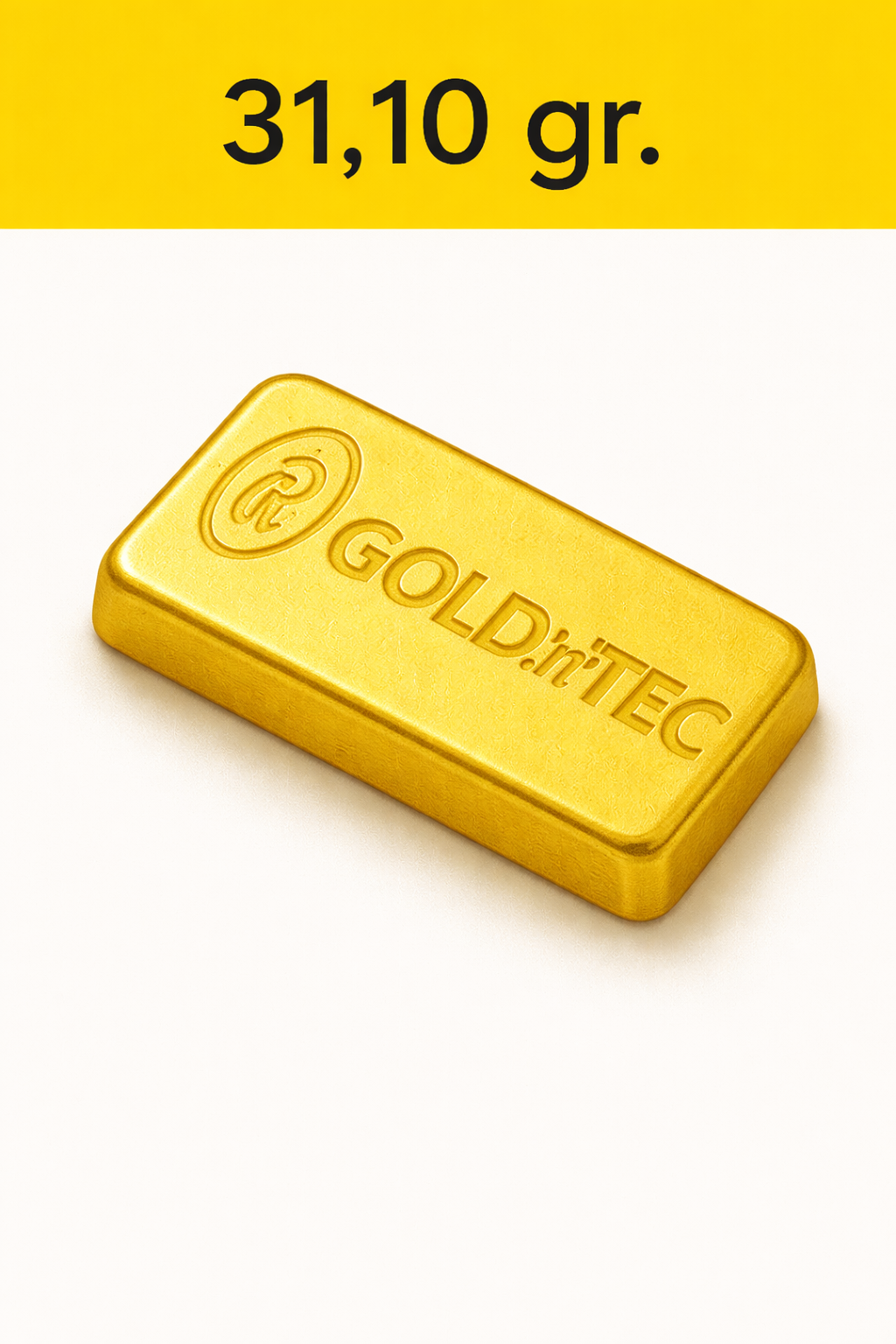 Barra de Ouro de 31,10 Gramas